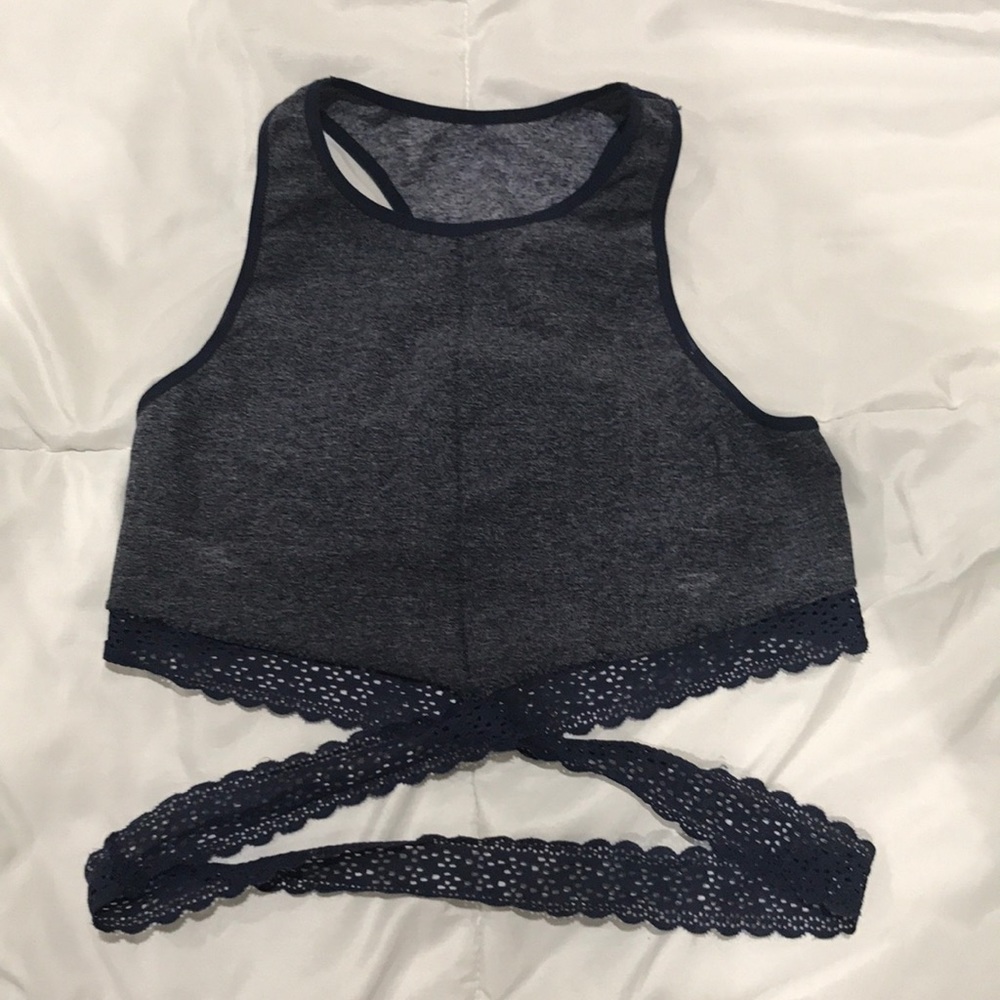 Aerie wrap crop top